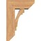 Ekena Millwork Merced Slat Smooth Bracket w/ Offset Brace, Western Red Cedar, 7 1/2"W x 18"D x 26"H BKT0806X18X26MRC06SWR - alternate 3
